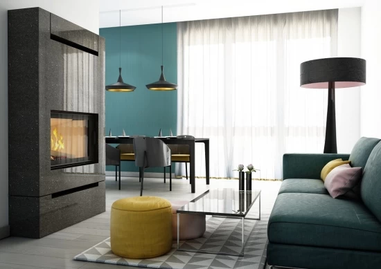 *EEK A - Kamineinsatz Kratki Nadia 14 Mit Schiebetür - 14 KW – Bild 6