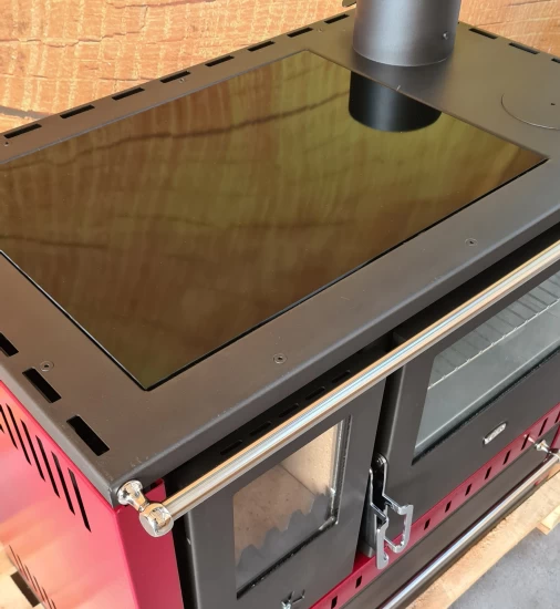 EEK A Premium-Küchenofen Holzherd GT Bordeaux !Cerankochfeld!+!Edelstahlbackfach!-Dauerbrandherd - 15kW – Bild 4