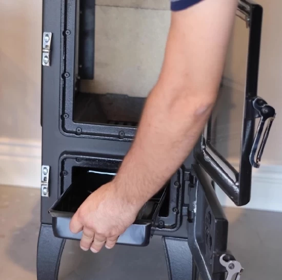 EEK A - Kleiner Dreischeiben-Kaminofen 304-3D Mit Herdplatte - 7,23 KW – Bild 7