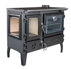 EEK A - Panorama-Holzherd Modell 214-3D Mit 6,42kW - Viel Gusseisen!