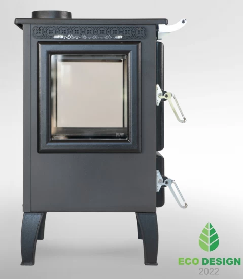 EEK A - Kleiner Dreischeiben-Kaminofen 304-3D Mit Herdplatte - 7,23 KW – Bild 3