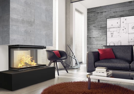 *EEK A - 3-Scheiben-Kamineinsatz KRATKI NBC 8 Mit Schiebetür - 8kW – Bild 5