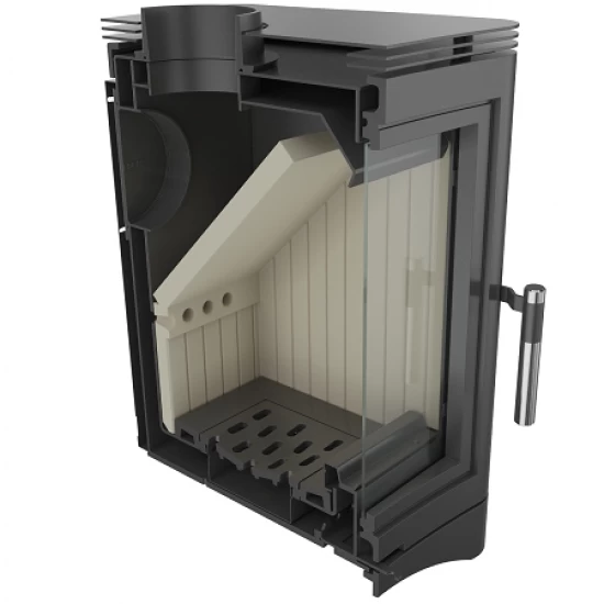 *EEK A - Guss-Kaminofen Kratki KOZA K5 Mit RRØ 130 Mm - 7 KW – Bild 5