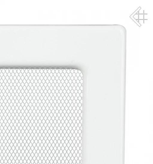 Kamin-Lüftungsgitter, 11x32cm Weiß – Bild 3