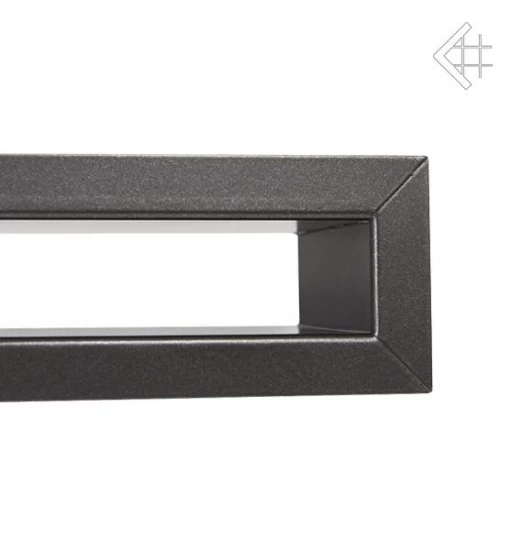 Lüftungsgitter, Luftschlitz Offen, 6x100cm, Graphit – Bild 3