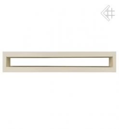 Lüftungsgitter, Luftschlitz Offen, 6x40cm, Creme