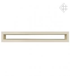 Lüftungsgitter, Luftschlitz Offen, 6x60cm, Creme