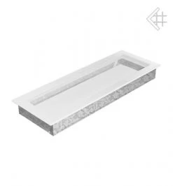 Kamin-Lüftungsgitter, 17x49cm Weiß