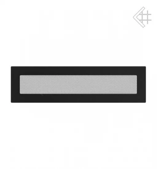 Kamin-Lüftungsgitter, 11x42cm Schwarz – Bild 2
