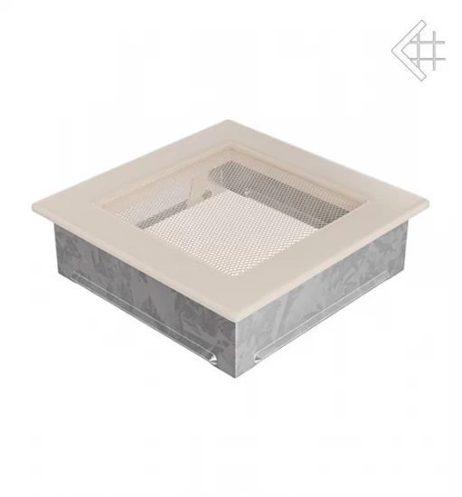 Kamin-Lüftungsgitter, 17x17cm Creme