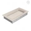 Kamin-Lüftungsgitter, 17x30cm Creme