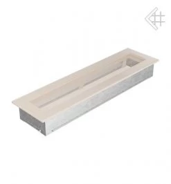 Kamin-Lüftungsgitter, 11x42cm Creme