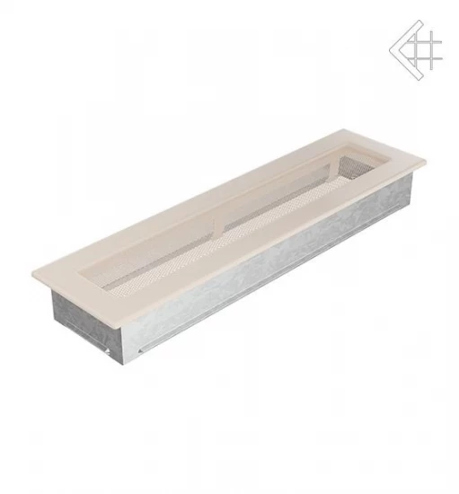 Kamin-Lüftungsgitter, 11x42cm Creme