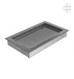 Kamin-Lüftungsgitter, 22x37cm Schwarz/silber