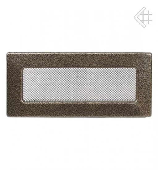 Kamin-Lüftungsgitter, 11x32cm Schwarz/gold – Bild 2