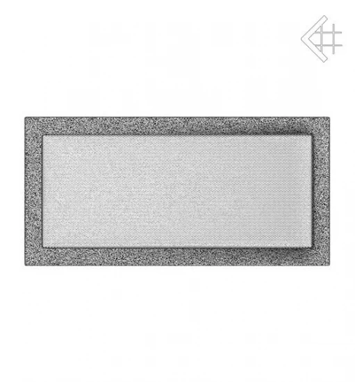 Kamin-Lüftungsgitter, 22x45cm Schwarz/silber – Bild 2