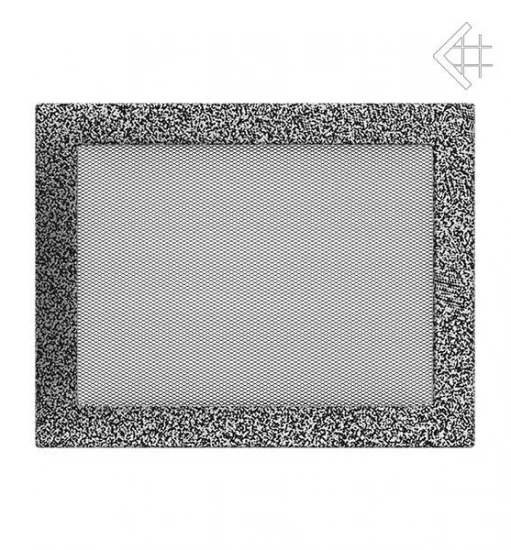 Kamin-Lüftungsgitter, 22x30cm Schwarz/silber – Bild 2