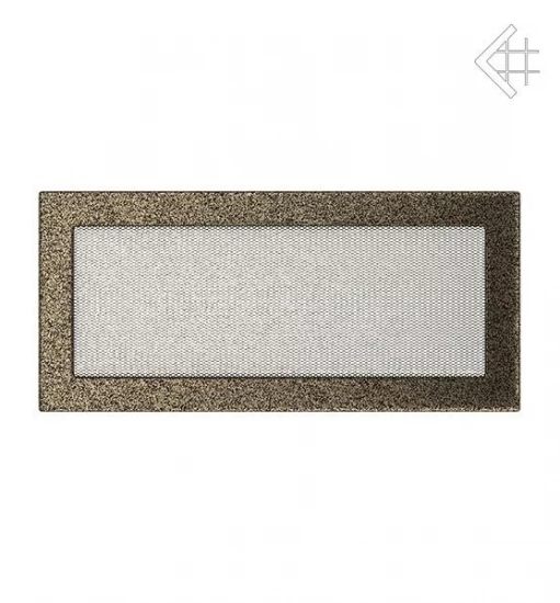 Kamin-Lüftungsgitter, 17x37cm Schwarz/gold – Bild 2