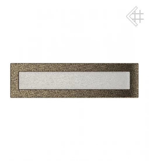 Kamin-Lüftungsgitter, 11x42cm Schwarz/gold – Bild 2