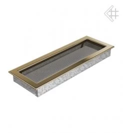 Luxus-Lüftungsgitter, 17x49cm, Vergoldet-glänzend