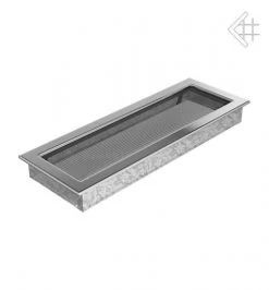 Luxus-Lüftungsgitter, 17x49cm, Chrom