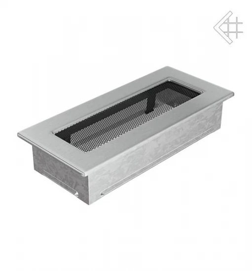 Luxus-Lüftungsgitter, 11x24cm, Edelstahl Gebürstet