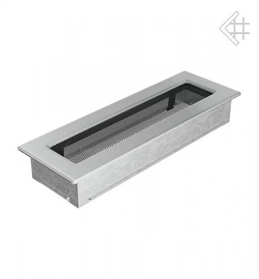 Luxus-Lüftungsgitter, 11x32cm, Edelstahl Gebürstet