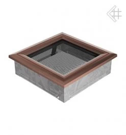 1A-Lüftungsgitter, Rille, 17x17cm, Kupfer