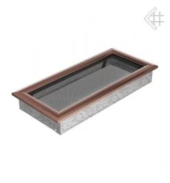 1A-Lüftungsgitter, Rille, 17x37cm, Kupfer