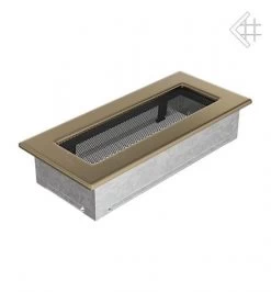 Lüftungsgitter, 11x24cm, Golden-matt