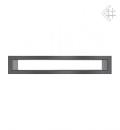 Lüftungsgitter, Luftschlitz Offen, 6x40cm, Graphit