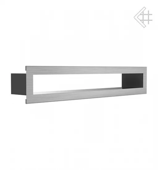 Lüftungsgitter, Luftschlitz Offen, 6x40cm, Edelstahl Gebürstet – Bild 2