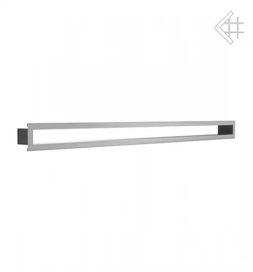 Lüftungsgitter, Luftschlitz Offen, 6x100cm, Edelstahl Gebürstet – Bild 2