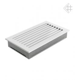 Luftgitter, Lamellen Feststehend, 17x30cm, Weiß