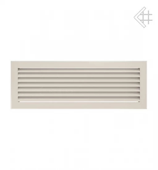 Luftgitter, Lamellen Feststehend, 17x49cm, Creme – Bild 2