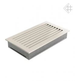 Luftgitter, Lamellen Feststehend, 17x30cm, Creme