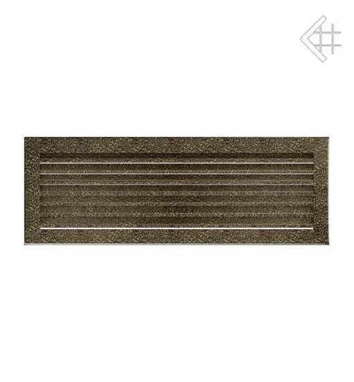 Luftgitter, Lamellen Feststehend, 17x49cm, Schwarz/gold – Bild 2