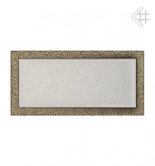 Kamin-Lüftungsgitter, 22x45cm Schwarz/gold – Bild 2