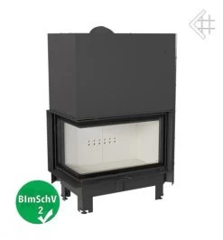 *EEK A+ Eck-Kamineinsatz Kratki MBO/L/BS/G 15 Schiebetür, Seitenscheibe Links - 15 KW