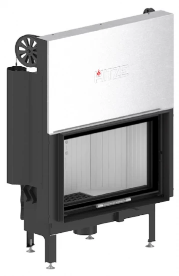 EEK A+ - Kamineinsatz HITZE Albero AL14G.H DECO Mit Schiebetür -14kW