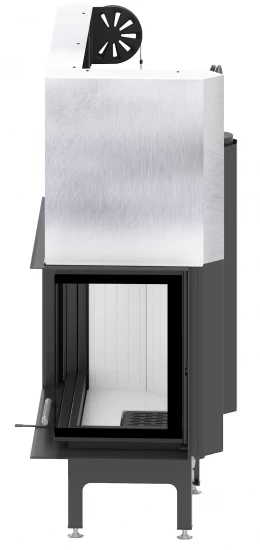 EEK A+ - Eck-Kamineinsatz HITZE Albero AL16RG.H DECO Mit Schiebetür, Seitenglas Rechts -16kW – Bild 5