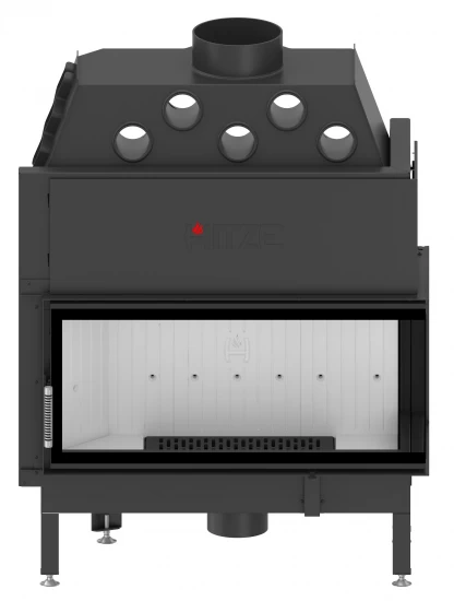 EEK A+ - Eck-Kamineinsatz HITZE Albero AL19R.H DECO Mit Seitenglas Rechts -19kW – Bild 2