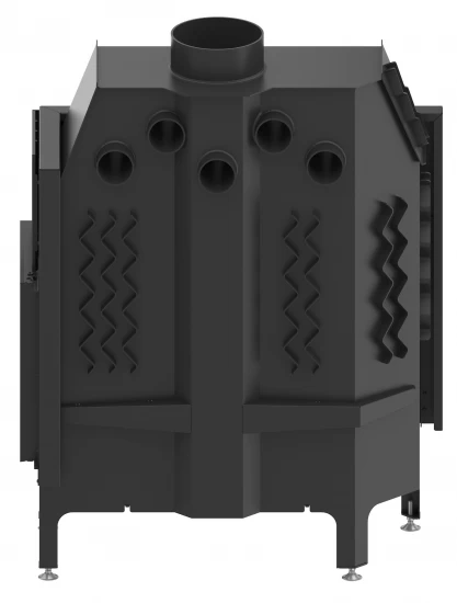 EEK A+ - Eck-Kamineinsatz HITZE Albero AL19R.H DECO Mit Seitenglas Rechts -19kW – Bild 4