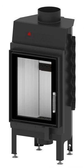 EEK A - Kamineinsatz HITZE Albero AL9S.V DECO - 9kW Extra Hohe Sichtscheibe – Bild 4