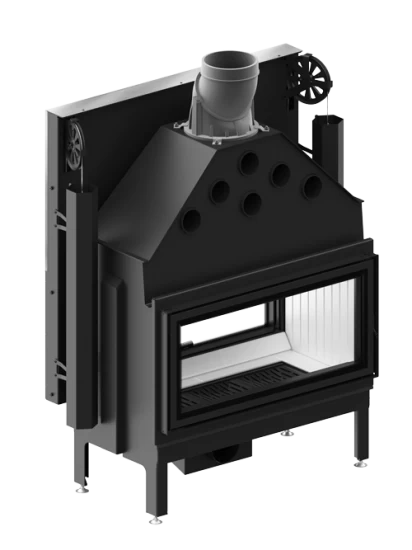 EEK A - Tunnel-Kamineinsatz HITZE Ardente ARD90X41.DGS Mit Hebetür - 18kW – Bild 5