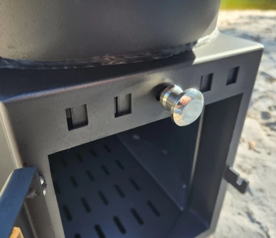 Gartenofen "OLE" Mit Herdplatte, Zeltofen, Terrassenofen, Camping, Outdoor-Kamin, Krisenofen – Bild 7