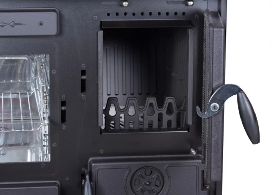 EEK A+ - Dauerbrand Küchenofen Holzherd Globe Fire Alhena Creme / Anschluss Links – Bild 2