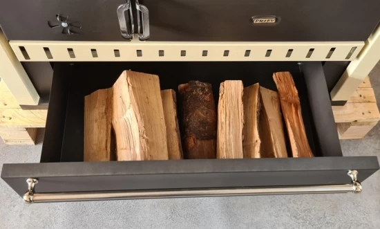 EEK A Premium-Küchenofen Holzherd GT Mit !Cerankochfeld!+!Edelstahlbackfach!-Dauerbrandherd - 15kW – Bild 6