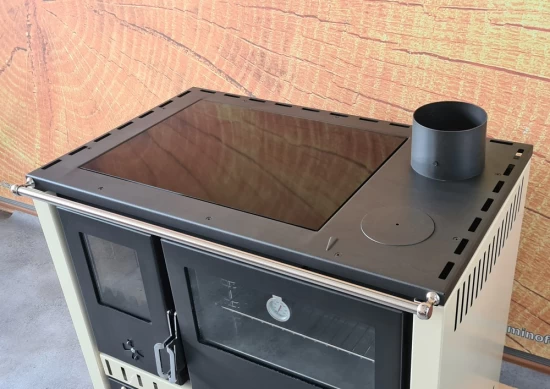 EEK A Premium-Küchenofen Holzherd GT Mit !Cerankochfeld!+!Edelstahlbackfach!-Dauerbrandherd - 15kW – Bild 4