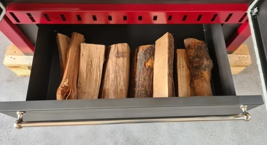 EEK A Premium-Küchenofen Holzherd GT Bordeaux !Cerankochfeld!+!Edelstahlbackfach!-Dauerbrandherd - 15kW – Bild 6